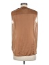 J Brand 100% Polyester Brown Sleeveless Blouse Size 8 - photo 2
