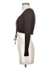 Zara Brown Long Sleeve Top Size S - photo 5