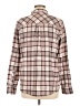 ZeroXposur Plaid Pink Brown Long Sleeve Button-Down Shirt Size M - photo 2