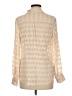 Merona Ivory Long Sleeve Blouse Size M - photo 2