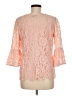 Roz & Ali 100% Polyester Pink 3/4 Sleeve Blouse Size M - photo 2