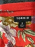 Torrid 100% Rayon Floral Red 3/4 Sleeve Blouse Size 2X Plus (2) - photo 7