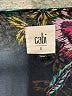 CAbi 100% Polyester Floral Multi Color Black 3/4 Sleeve Blouse Size S - photo 7