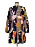 Unbranded Print Yellow Casual Dress Size M - photo 2