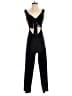 Capella Apparel Solid Black Jumpsuit Size S - photo 1