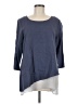 Soft Surroundings Gray 3/4 Sleeve Top Size M - photo 1