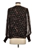 CeCe 100% Polyester Black Long Sleeve Blouse Size S - photo 2