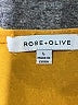 Rose + Olive Yellow Long Sleeve Blouse Size L - photo 7
