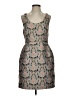 JACK 100% Polyester Paisley Gray Cocktail Dress Size S - photo 1