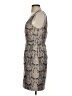 JACK 100% Polyester Paisley Gray Cocktail Dress Size S - photo 5