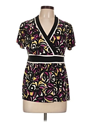 AB Studio Short Sleeve Blouse (view 1)