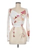 Assorted Brands Ivory Long Sleeve Blouse Size M - photo 1