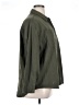Unbranded Solid Green 3/4 Sleeve Button-Down Shirt Size XL - photo 4