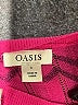 oasis Chevron-herringbone Pink Turtleneck Sweater Size S - photo 7