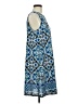 AB Studio Paisley Blue Casual Dress Size M - photo 4