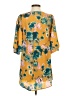 Everly 100% Polyester Yellow 3/4 Sleeve Blouse Size S - photo 2