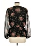 Luxology 100% Polyester Black 3/4 Sleeve Blouse Size M - photo 2