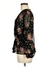 Luxology 100% Polyester Black 3/4 Sleeve Blouse Size M - photo 5