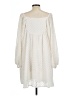 Unbranded 100% Polyester Chevron-herringbone Ivory Casual Dress Size L - photo 2