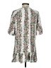 Matilda Jane 100% Rayon Floral White Short Sleeve Blouse Size XS - photo 2