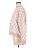 T Tahari Checkered-gingham Pink Pullover Sweater Size L - photo 5