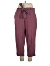A New Day Solid Burgundy Casual Pants Size 14 - photo 1