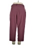 A New Day Solid Burgundy Casual Pants Size 14 - photo 2