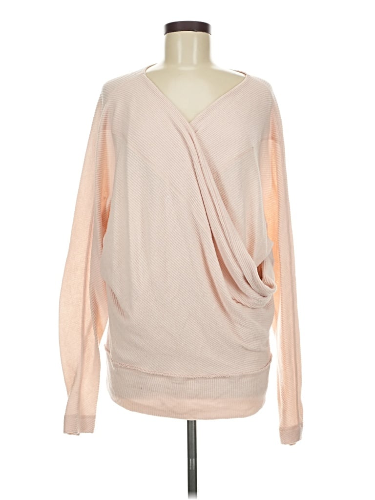 Pre-owned Free People Sweatshirt In Tan