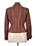 Doncaster Collection 100% Silk Tweed Brown Silk Blazer Size 14 - photo 2
