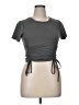 Moa Moa Gray Short Sleeve Top Size XL - photo 1