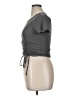 Moa Moa Gray Short Sleeve Top Size XL - photo 5