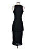 Topshop 100% Polyester Solid Black Cocktail Dress Size 4 - photo 2