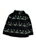 Cat & Jack 100% Recycled Polyester Checkered-gingham Chevron-herringbone Black Coat 12-18 MO / 18 MO - photo 1
