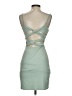 Le Lis Solid Green Cocktail Dress Size S - photo 2