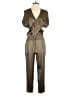 Splendid 100% Viscose Metallic Brown Jumpsuit Size S - photo 1