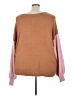 14th & Union Color Block White Pullover Sweater Size 3X - photo 2