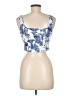 Shein Blue Sleeveless Top Size 6 - photo 2