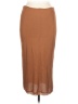 MAG Solid Brown Casual Skirt Size L - photo 1