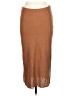 MAG Solid Brown Casual Skirt Size L - photo 2