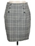H&M Plaid Gray Casual Skirt Size 10 - photo 1