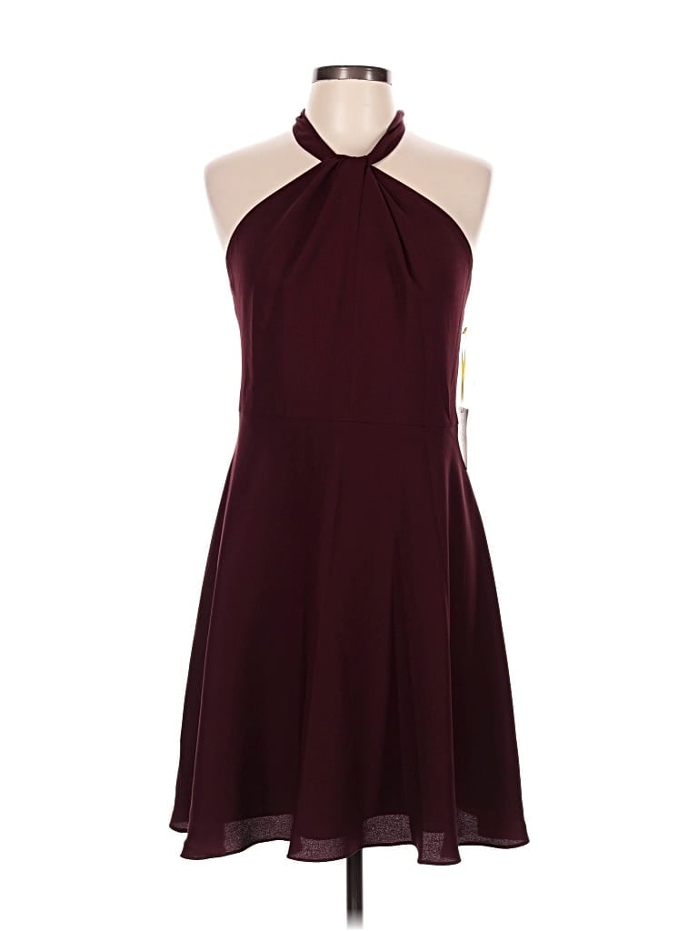 Pre-owned Cece Cocktail Dress In Burgundy