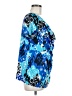 Discreet Blue Short Sleeve Blouse Size MedEstimated - photo 4