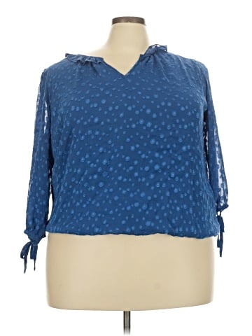 Blousology 3/4 Sleeve Blouse (view 1)