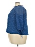 Blousology 100% Polyester Blue 3/4 Sleeve Blouse Size 3X - photo 5