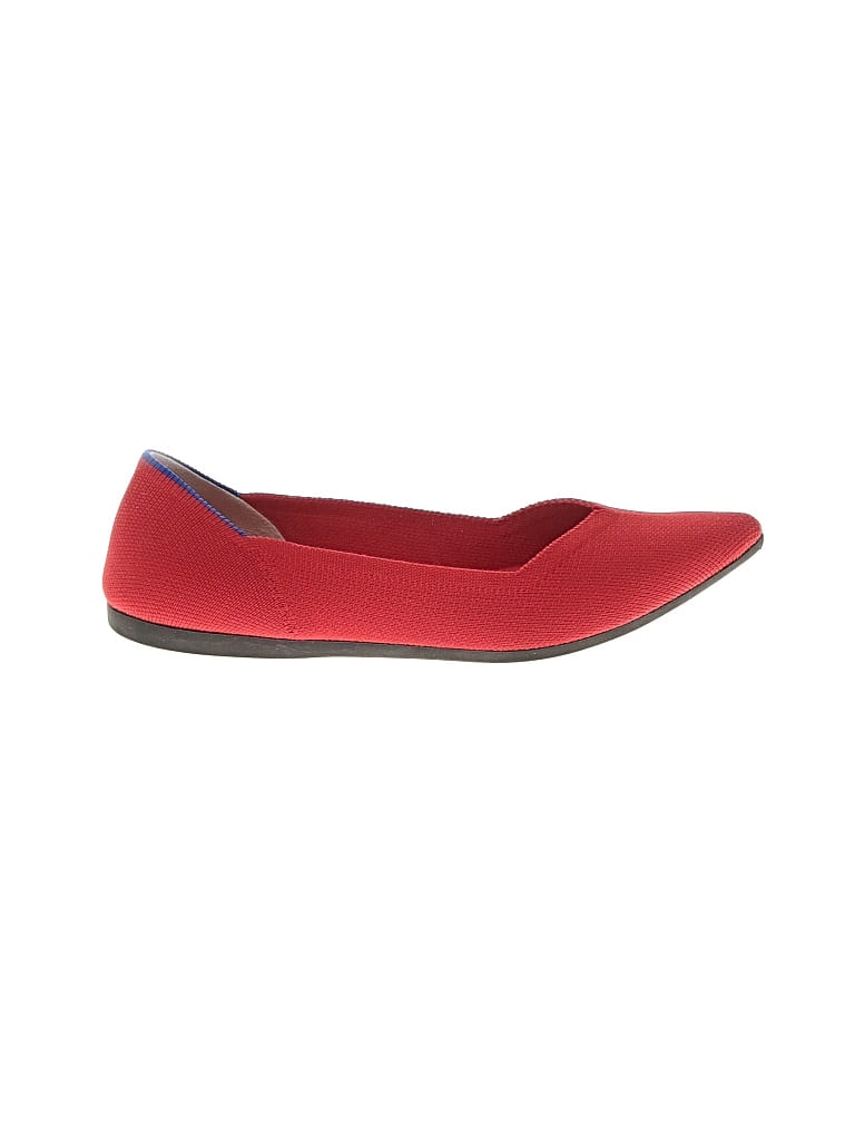 Pre-owned Rothys Flats In Red
