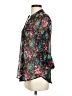Kut from the Kloth 100% Polyester Floral Teal Black 3/4 Sleeve Blouse Size XS - photo 5
