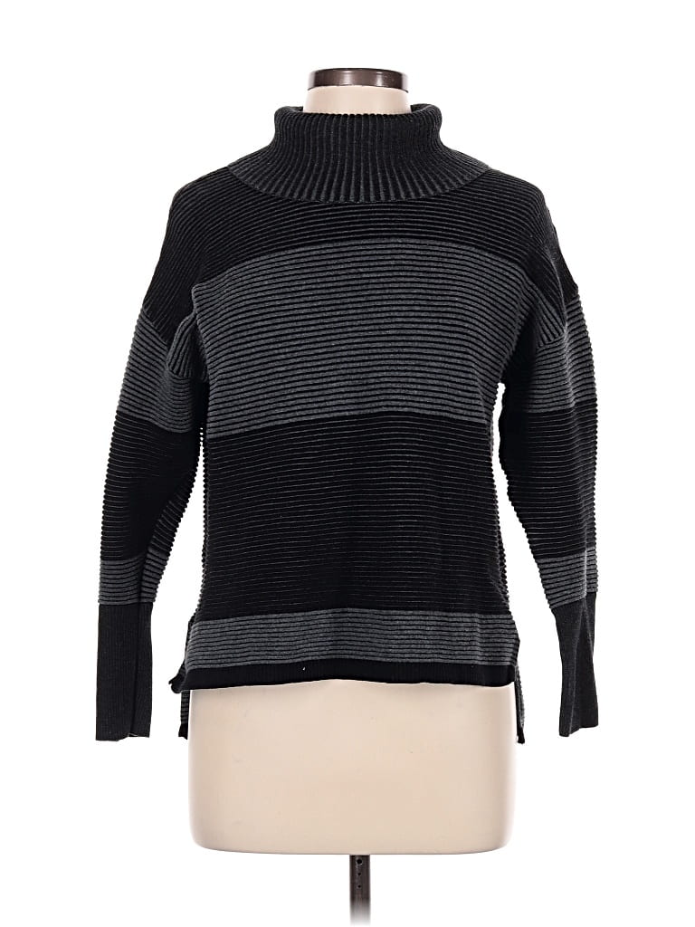 Pre-owned Tribal Jeans Turtleneck Sweater In Black
