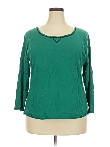 Cacique 3/4 Sleeve T-Shirt (view 1)