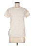 Morgan Taylor Ivory Short Sleeve Turtleneck Size M - photo 1