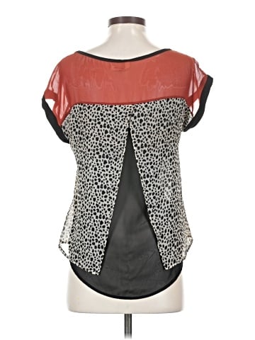 Mind Code Short Sleeve Blouse (view 2)